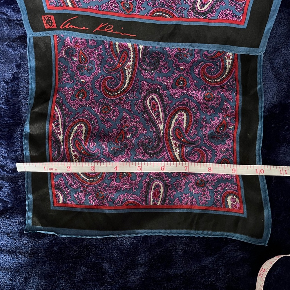 Anne Klein Multicolor Paisley Scarf - Picture 5 of 6